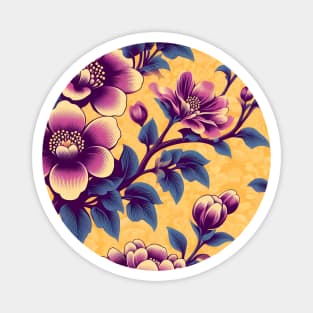 Purple Flowers Magnet